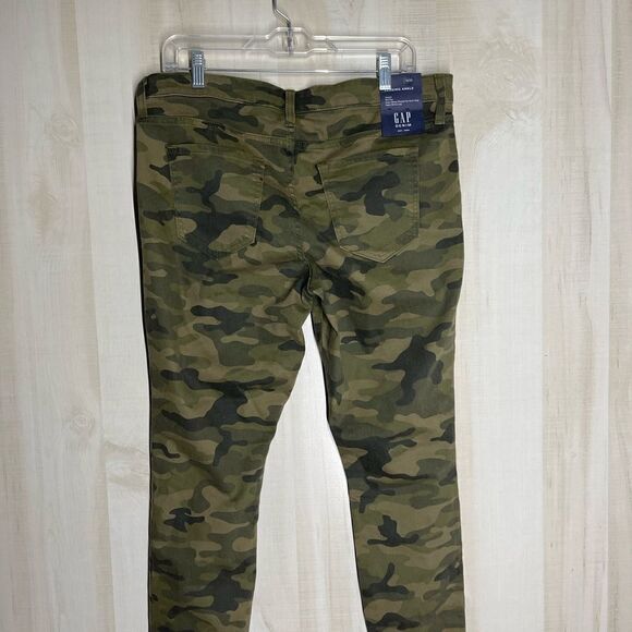 Gap new with tags camouflage mid rise ankle legging, size 14 - Picture 16 of 16